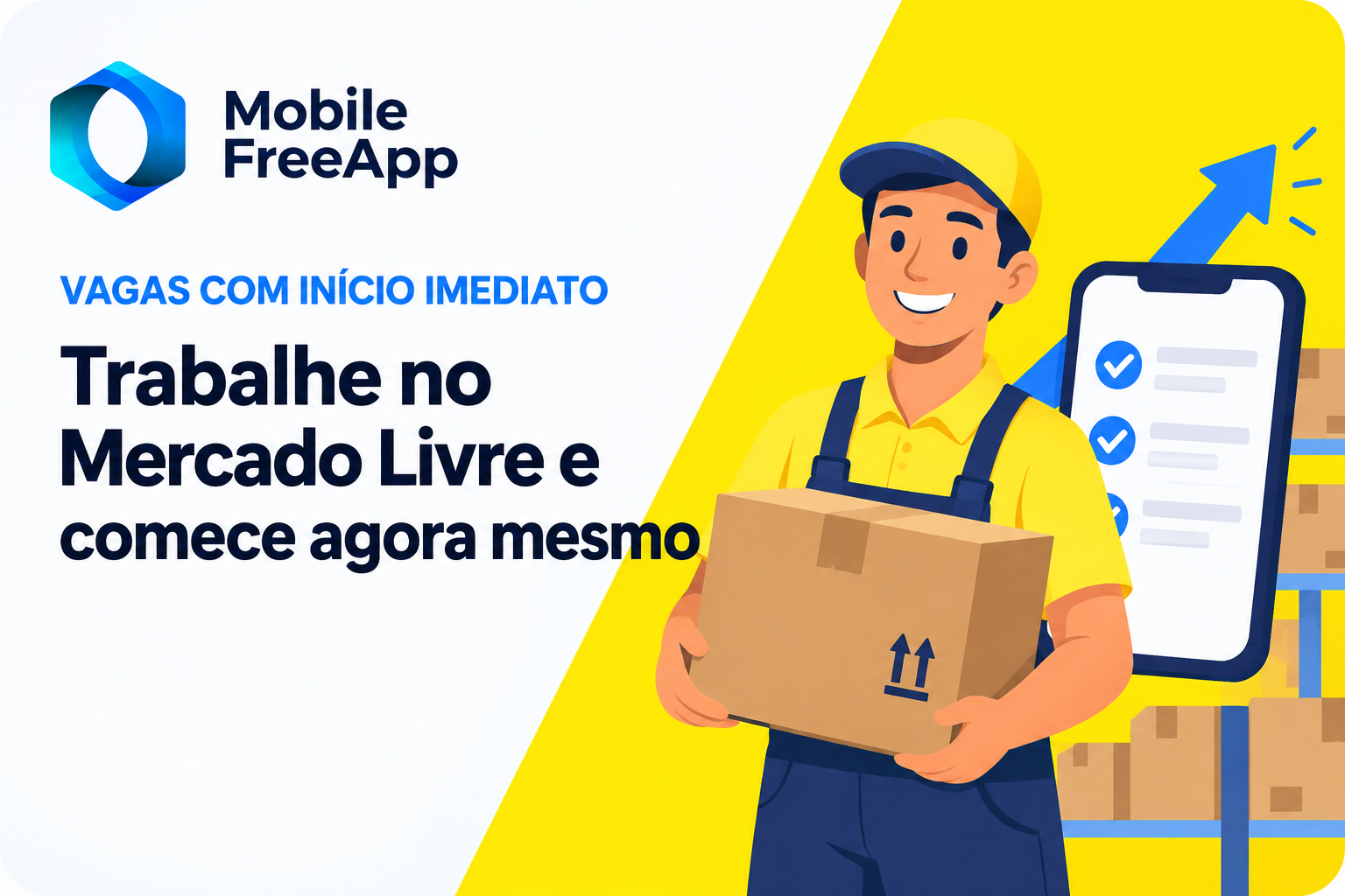 Vagas de emprego no Mercado Livre com início imediato